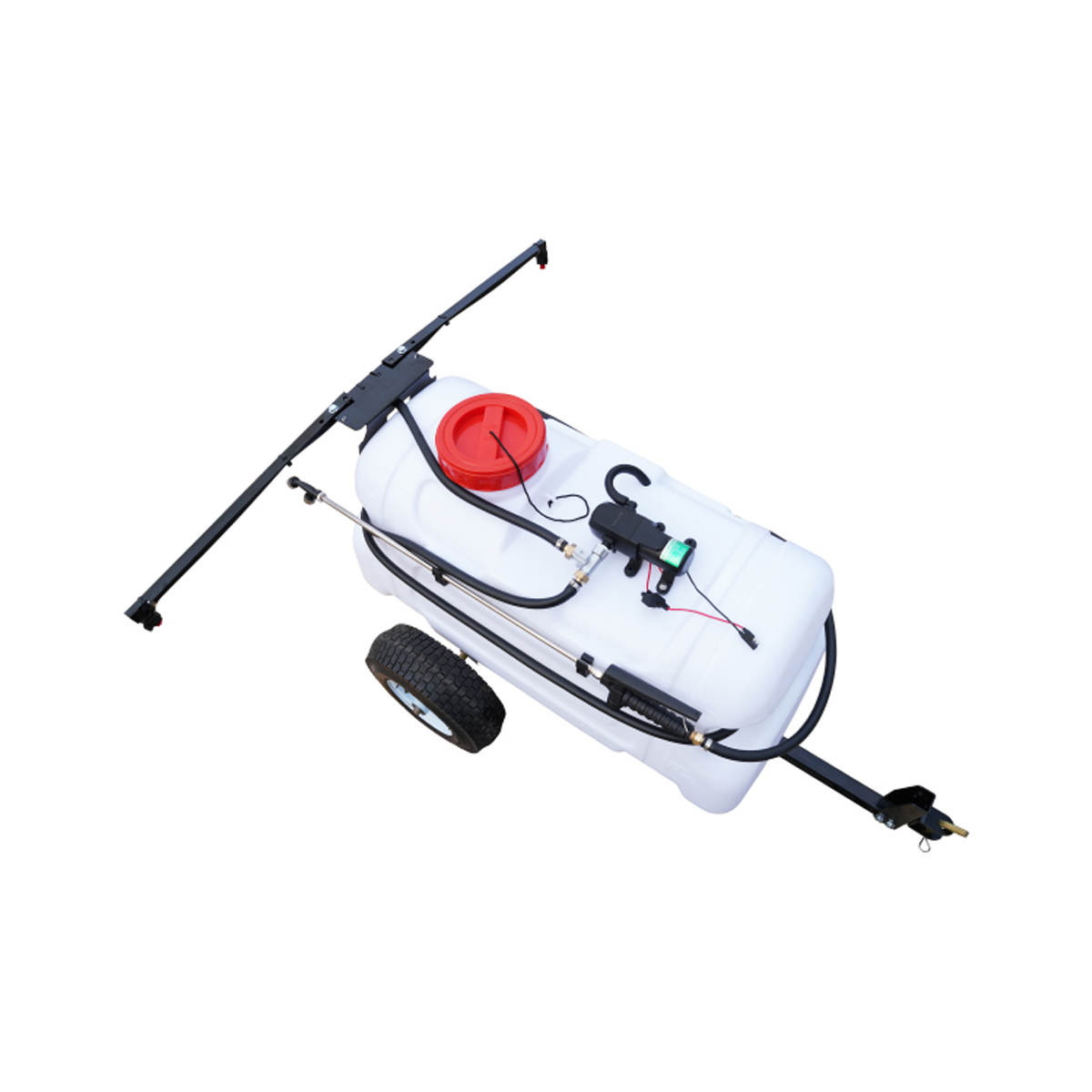 Pulverizador ATV de Reboque com Barra e Bicos 100L 4,5GPM 17,03LPM 60PSI 12V