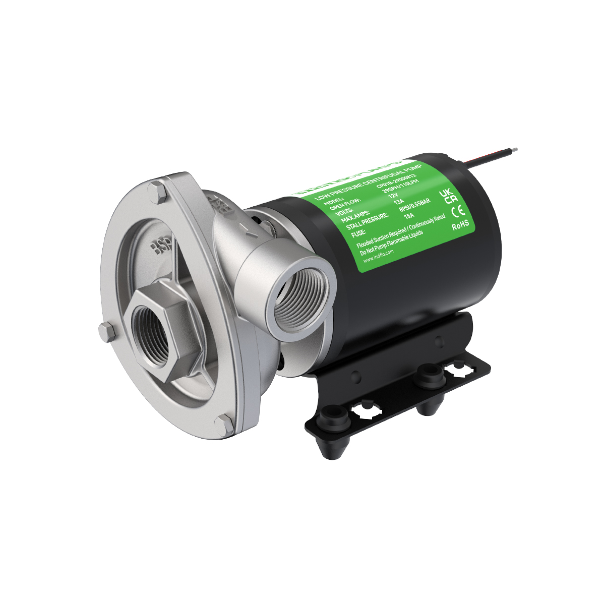BOMBA CENTRIFUGA INDFLO 29GPM/110LPM 8PSI 220V